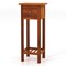Slim 2 Tier Nightstand with Drawer and Shelf for Bedroom or Living Room